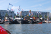 4 x varend erfgoed slepers Sail Amsterdam 2015